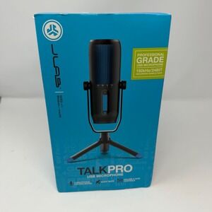 JLab Talk PRO Professional USB Microphone 192kHz 24Bit 4 Polar Patterns Black